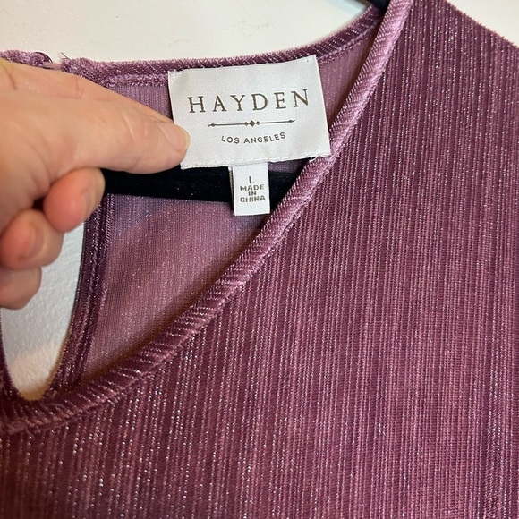 HAYDEN The Lights Downtown Jumpsuit in Lilac Size L - Picture 5 of 13